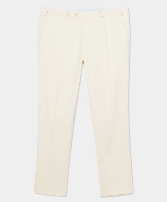 Brooks Brothers Cotton Trousers White DTROU019COBSP002OWHTP001