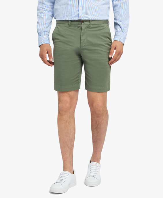 Brooks Brothers Military Cotton Chino Shorts Military CPBER007COBSP002MILIP001