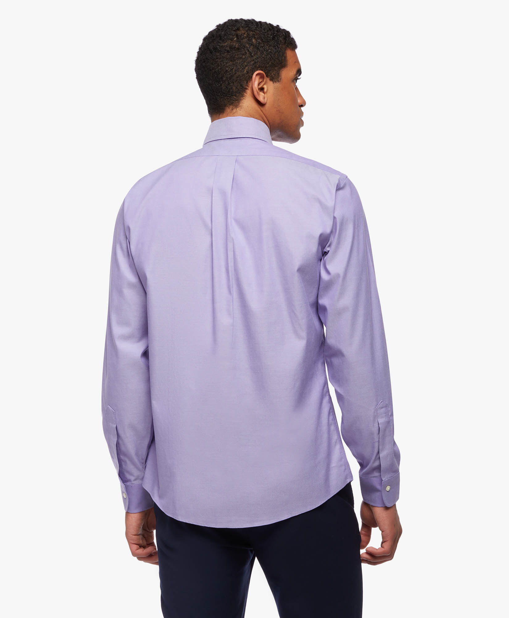 Regular Fit Purple Non-Iron Button Down Dress Shirt in Purple for 