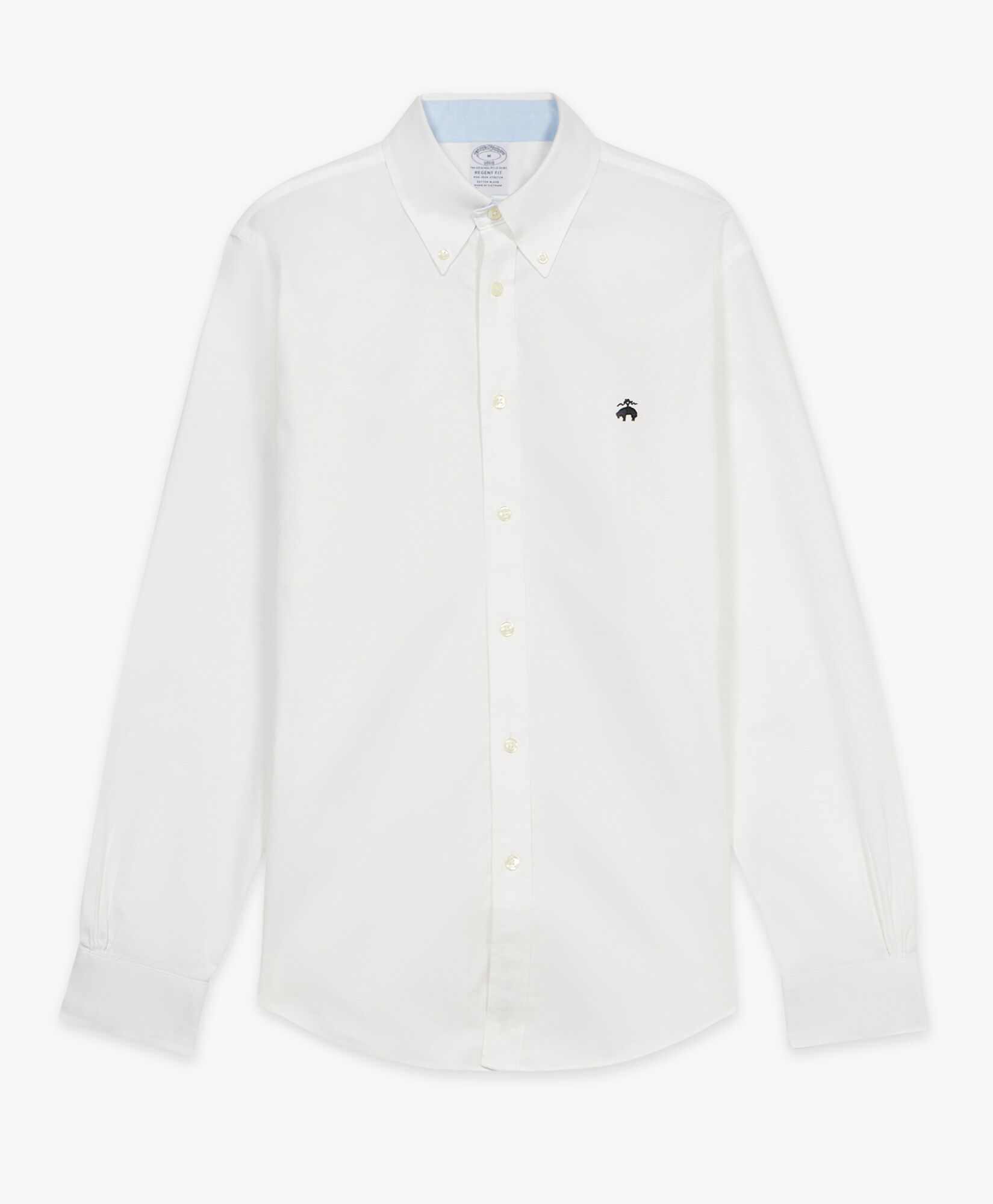 Regent Regular-fit Non-iron Sport Shirt, Oxford Stretch, Button 