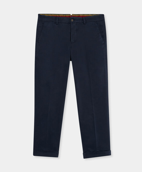 Brooks Brothers Relaxed Fit Cotton Chinos Navy CPCHI043COBSP002NAVYP001