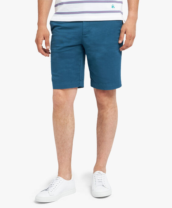 Brooks Brothers Teal Cotton Chino Shorts Teal CPBER007COBSP002TEALP001