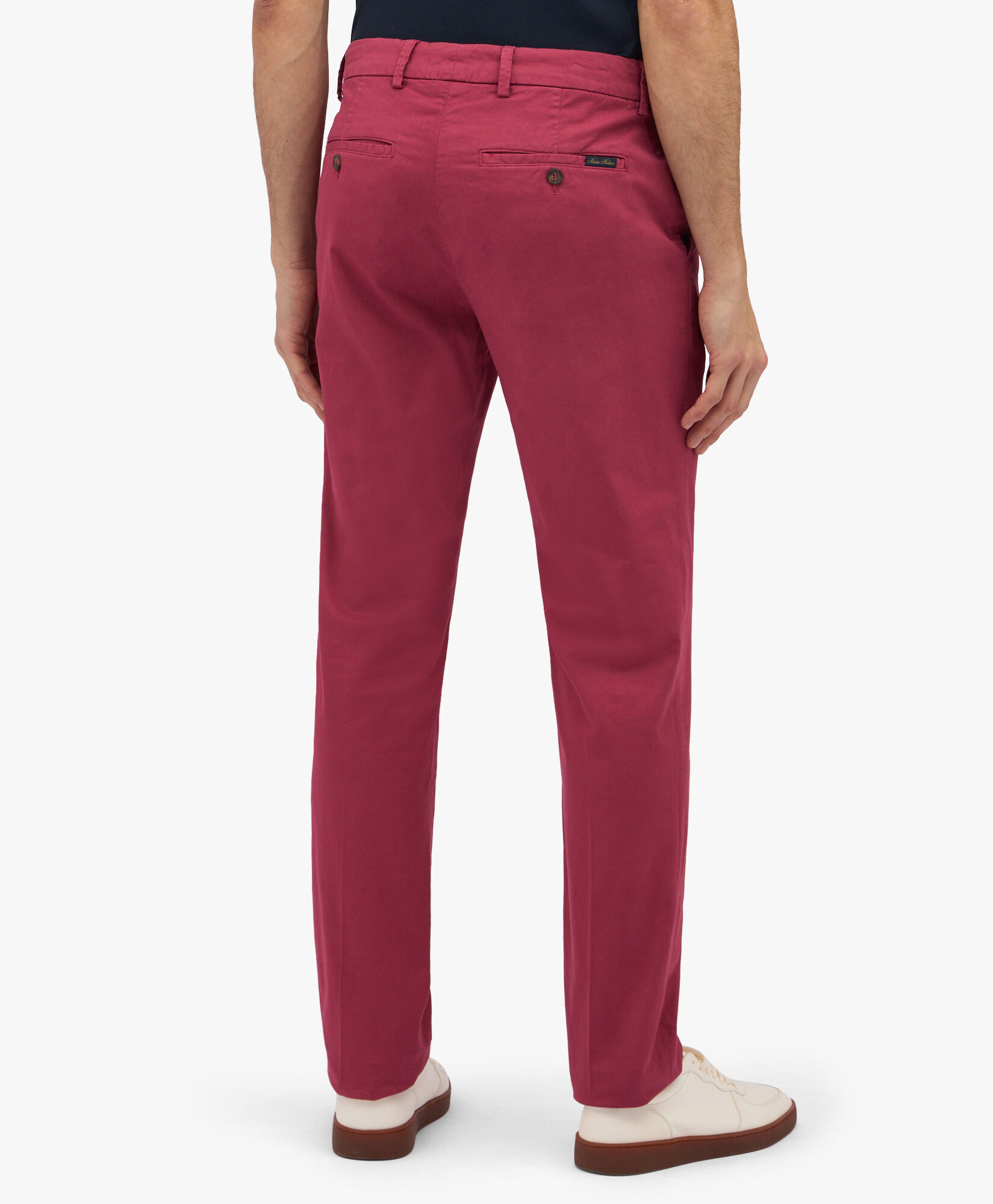 Red Stretch Cotton Chinos in Red for Men | Brooks Brothers® EU